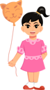 پیش‌نمایش فایل kids-with-balloon-8214803 از پک شخصیت کودکان