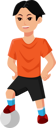 پیش‌نمایش فایل little-boy-playing-ball-8214807 از پک شخصیت کودکان