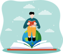 پیش‌نمایش فایل man-reading-book-8534187 از پک روز جهانی کتاب
