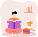 پیش‌نمایش فایل man-reading-book-8534222 از پک روز جهانی کتاب