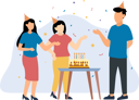 پیش‌نمایش فایل friend-doing-birthday-party-7193026 از پک جشن تولد