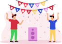 پیش‌نمایش فایل boys-doing-birthday-party-7193012 از پک جشن تولد