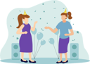 پیش‌نمایش فایل girls-doing-birthday-party-7192992 از پک جشن تولد