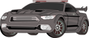 پیش‌نمایش فایل police-car-7460182 از پک ماشین