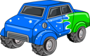پیش‌نمایش فایل american-classic-car-8381014 از پک کامیون هیولا