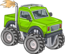 پیش‌نمایش فایل off-road-monster-car-8381007 از پک کامیون هیولا