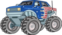 پیش‌نمایش فایل monster-truck-car-8380496 از پک کامیون هیولا