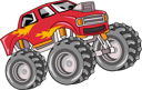پیش‌نمایش فایل red-monster-truck-8380322 از پک کامیون هیولا