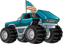 پیش‌نمایش فایل bigfoot-monster-truck-8380226 از پک کامیون هیولا