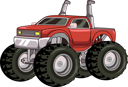 پیش‌نمایش فایل monster-truck-car-8379756 از پک کامیون هیولا