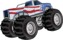 پیش‌نمایش فایل american-monster-truck-8379429 از پک کامیون هیولا