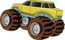 پیش‌نمایش فایل the-yellow-big-monster-truck-8379430 از پک کامیون هیولا