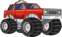 پیش‌نمایش فایل monster-truck-car-8379328 از پک کامیون هیولا
