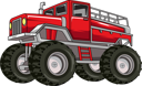 پیش‌نمایش فایل big-red-truck-car-8379298 از پک کامیون هیولا