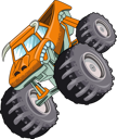 پیش‌نمایش فایل monster-truck-on-the-hill-8360910 از پک کامیون هیولا