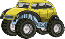 پیش‌نمایش فایل classic-monster-car-vintage-8359646 از پک کامیون هیولا