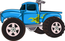 پیش‌نمایش فایل classic-big-monster-truck-8358450 از پک کامیون هیولا