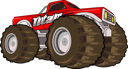 پیش‌نمایش فایل red-monster-truck-8358449 از پک کامیون هیولا