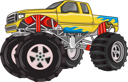 پیش‌نمایش فایل monster-truck-on-the-mud-8357768 از پک کامیون هیولا