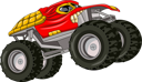 پیش‌نمایش فایل red-monster-truck-car-8357767 از پک کامیون هیولا