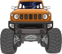 پیش‌نمایش فایل the-orange-off-road-monster-truck-8357761 از پک کامیون هیولا