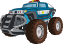 پیش‌نمایش فایل the-police-monster-car-8357762 از پک کامیون هیولا