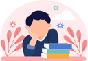 پیش‌نمایش فایل man-reading-book-8534375 از پک روز جهانی کتاب