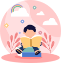 پیش‌نمایش فایل man-reading-book-8534384 از پک روز جهانی کتاب