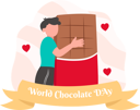 پیش‌نمایش فایل boy-holding-chocolate-8809304 از پک روز جهانی شکلات
