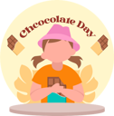 پیش‌نمایش فایل woman-eating-chocolate-8809308 از پک روز جهانی شکلات