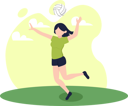 پیش‌نمایش فایل female-volleyball-player-8931550 از پک ورزش و ورزش