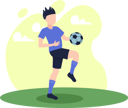 پیش‌نمایش فایل football-player-8931551 از پک ورزش و ورزش