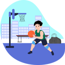 پیش‌نمایش فایل basketball-match-8931895 از پک ورزش و ورزش