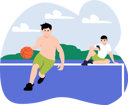 پیش‌نمایش فایل basketball-player-8931896 از پک ورزش و ورزش