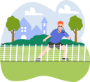 پیش‌نمایش فایل man-playing-tennis-8931897 از پک ورزش و ورزش