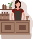 پیش‌نمایش فایل female-cafe-owner-7233074 از پک کافه