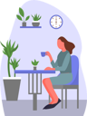 پیش‌نمایش فایل girl-sitting-in-cafe-7232958 از پک کافه