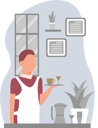 پیش‌نمایش فایل male-waiter-serving-coffee-to-customer-7232959 از پک کافه