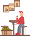 پیش‌نمایش فایل boy-in-cafe-7232952 از پک کافه