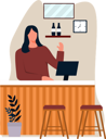پیش‌نمایش فایل female-cafe-owner-7232946 از پک کافه