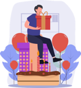 پیش‌نمایش فایل birthday-gift-7409873 از پک تولد
