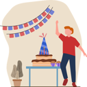 پیش‌نمایش فایل birthday-party-decoration-7409807 از پک تولد