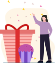 پیش‌نمایش فایل girl-doing-birthday-celebration-7409774 از پک تولد