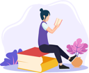 پیش‌نمایش فایل girl-reading-book-8548691 از پک روز جهانی کتاب