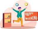 پیش‌نمایش فایل happy-man-8786829 از پک سرگرمی‌های آخر هفته