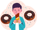 پیش‌نمایش فایل boy-with-chocolate-8819305 از پک روز جهانی شکلات