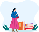 پیش‌نمایش فایل girl-reading-book-8549105 از پک روز جهانی کتاب
