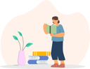 پیش‌نمایش فایل book-reader-8548872 از پک روز جهانی کتاب