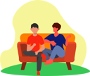 پیش‌نمایش فایل couple-relaxing-on-sofa-8796674 از پک سرگرمی‌های آخر هفته