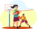 پیش‌نمایش فایل basketball-match-8933308 از پک ورزش و ورزش